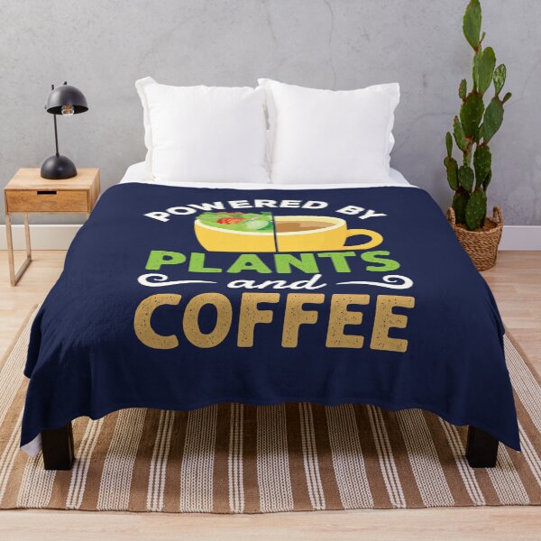 Item preview, Powered by Plants and Coffee Vegan Vegetarian designed and sold by jaygo.