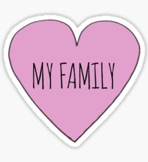 Ich liebe meine Familie Sticker