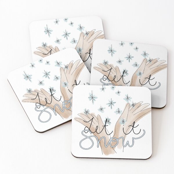 Item preview, Gentle Hands Let it Snow Watercolor  designed and sold by Kaydee Mick.