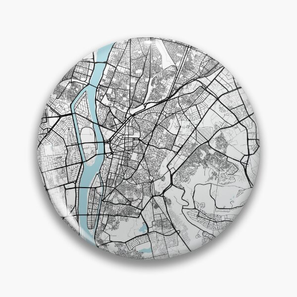 Item preview, Mapa de la ciudad de El Cairo de Egipto - Círculo designed and sold by deMAP.