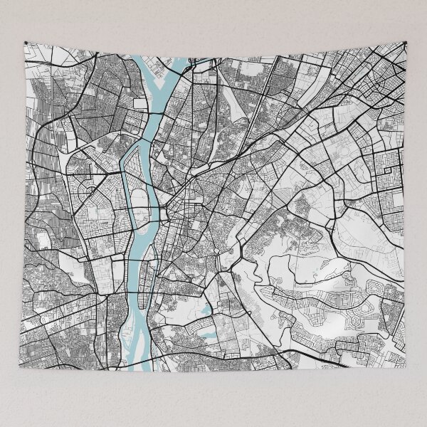 Item preview, Cairo City Map of Egypt - Circle designed and sold by deMAP.