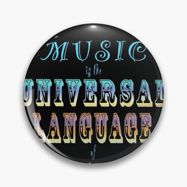 Item preview, Music is the universal language - Quote designed and sold by MyxTees.