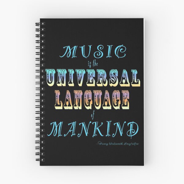Item preview, Music is the universal language - Quote designed and sold by MyxTees.