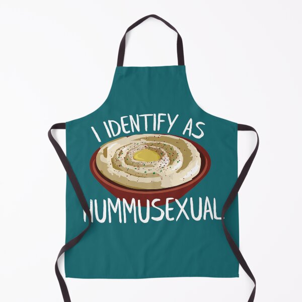 Item preview, I Identify as Hummusexual Hummus Identity Declaration designed and sold by VileVegan.
