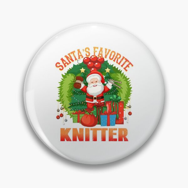 Item preview, Santas Favorite Knitter, Knitters Gonna Knit designed and sold by SportyDogShop.