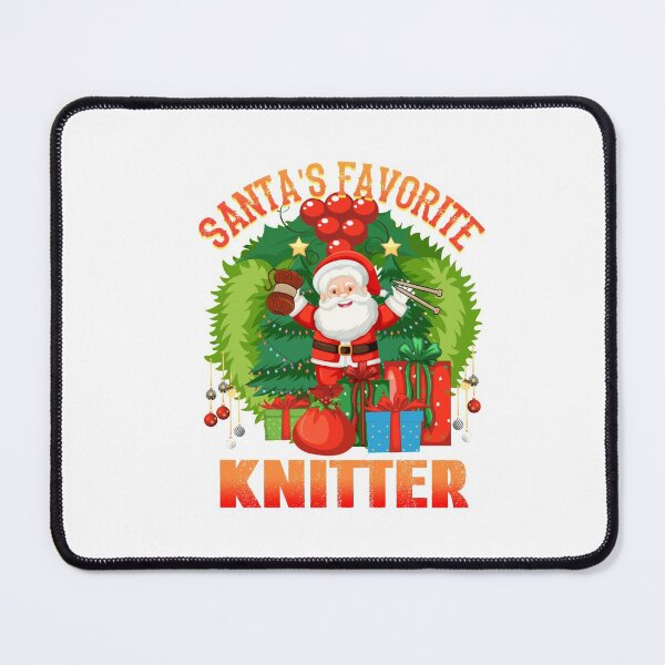 Item preview, Santas Favorite Knitter, Knitters Gonna Knit designed and sold by SportyDogShop.