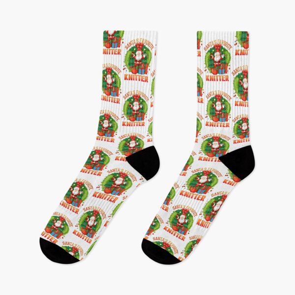 Item preview, Santas Favorite Knitter, Knitters Gonna Knit designed and sold by SportyDogShop.
