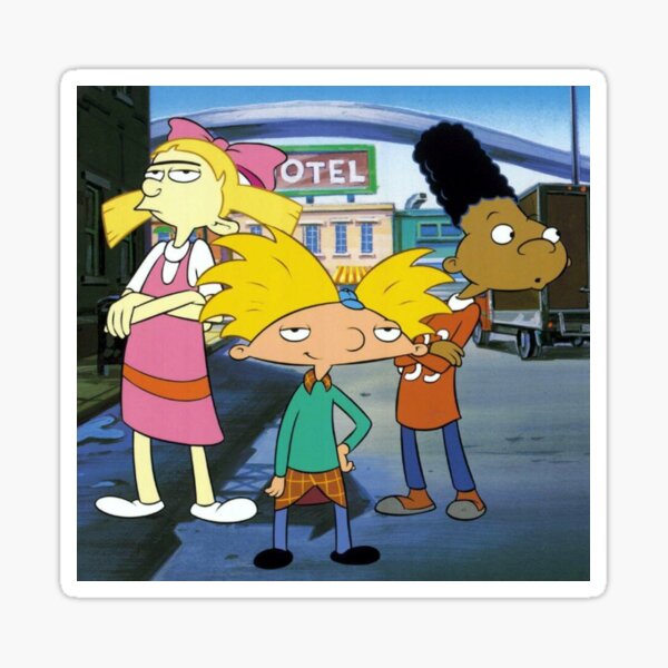 Hey Arnold Sticker For Sale By Alyast14 Redbubble 