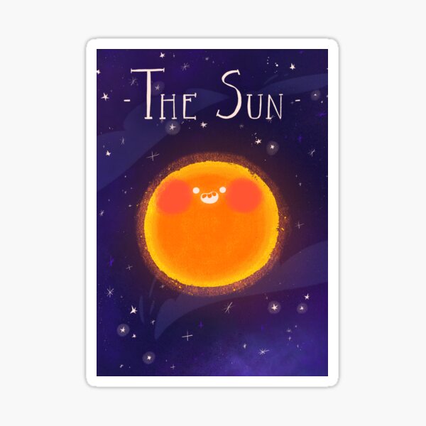 The sun Sticker