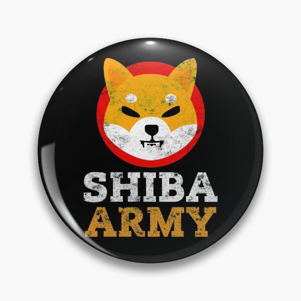 Item preview, Shiba Army Inu Coin Shib Retro Vintage Distressed Shibacoin Token designed and sold by niftee.