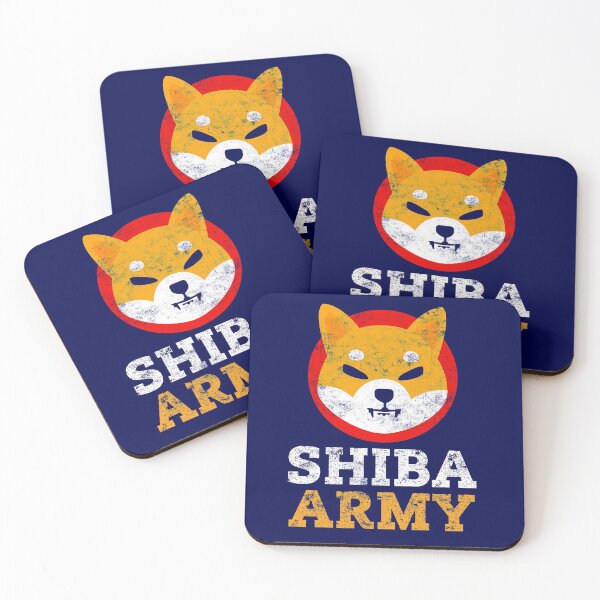 Item preview, Shiba Army Inu Coin Shib Retro Vintage Distressed Shibacoin Token designed and sold by niftee.