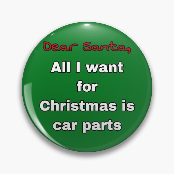 Artikelvorschau, "Lieber Weihnachtsmann, alles was ich zu Weihnachten will sind Autoteile" Design entworfen und verkauft von StockCarFan.
