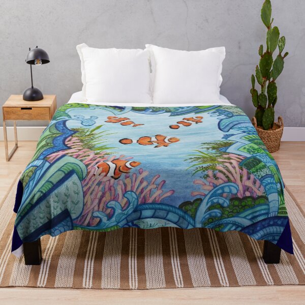 Item preview, Clownfish (in watercolor) designed and sold by Delphine HIBOU.