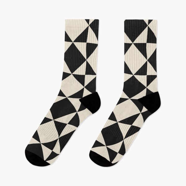 Item preview, Retro Optical Mosaic Modern Quilt Pattern Black and White designed and sold by Octavia Soldani.