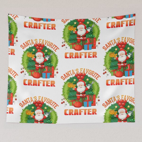 Item preview, Santas Favorite Crafter, Crafters Gonna Craft designed and sold by SportyDogShop.