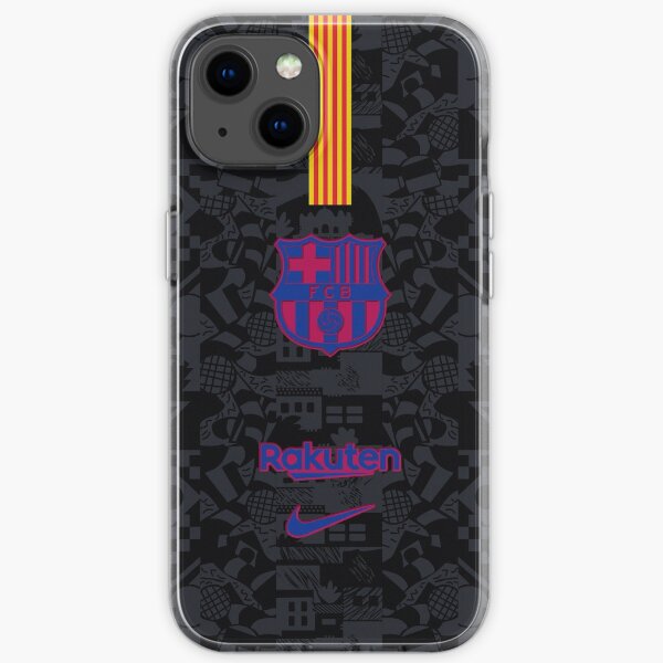 Barca Schwarz und Heimfarben iPhone Flexible Hülle