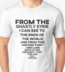 Dota 2 - Skywrath Ghaslty Eyrie Quote (Black) Unisex T-Shirt