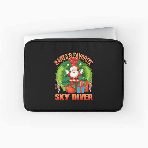 Item preview, Santas Favorite Sky Diver, Christmas Sky Diver designed and sold by SportyDogShop.