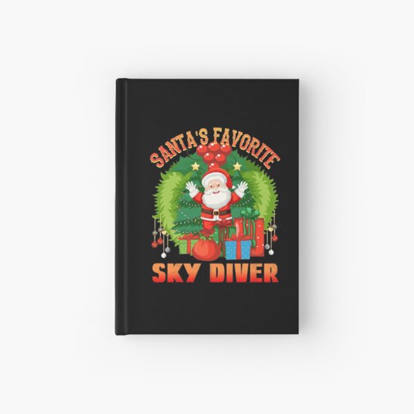 Item preview, Santas Favorite Sky Diver, Christmas Sky Diver designed and sold by SportyDogShop.
