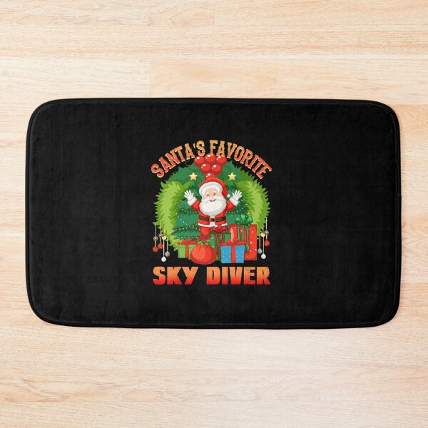Item preview, Santas Favorite Sky Diver, Christmas Sky Diver designed and sold by SportyDogShop.