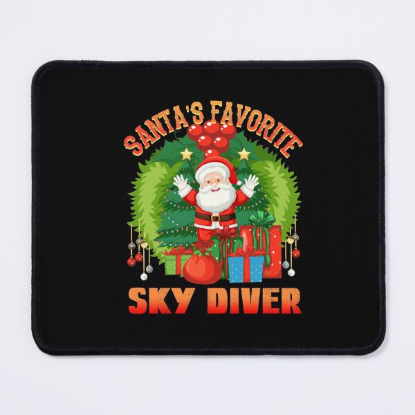 Item preview, Santas Favorite Sky Diver, Christmas Sky Diver designed and sold by SportyDogShop.
