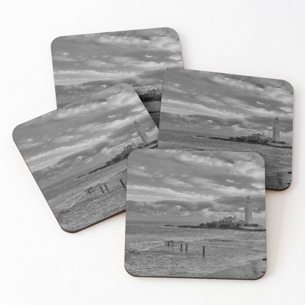 Item preview, Sanderlings at St Mary's Island - Monochrom designed and sold by Violaman.