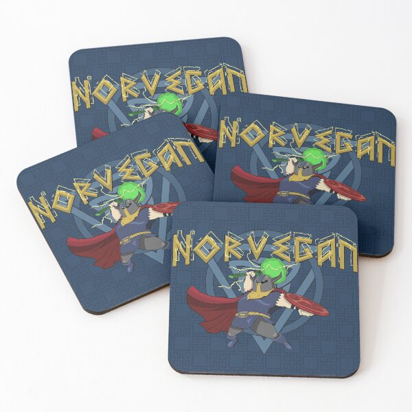 Item preview, Norvegan Vegan Norwegian Thor God of Thunder designed and sold by VileVegan.