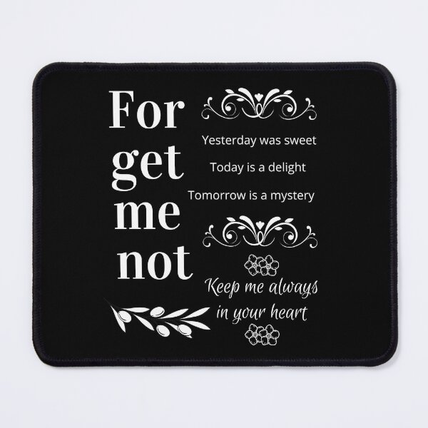 Item preview, Forget Me Not For Lovers Of Poetic Words designed and sold by StormyMuse.