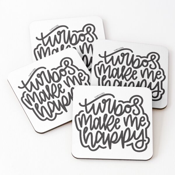 Item preview, Turbos Make Me Happy - Dark Gray 2 designed and sold by TswizzleEG.