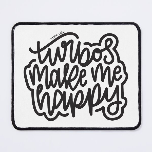 Item preview, Turbos Make Me Happy - Dark Gray 2 designed and sold by TswizzleEG.