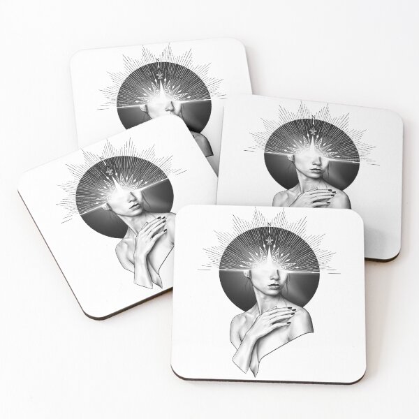 Item preview, Compass -a portrait (monochromatic illustration on white) designed and sold by Anicatattoos.
