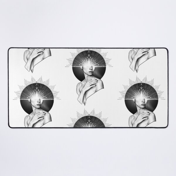 Item preview, Compass -a portrait (monochromatic illustration on white) designed and sold by Anicatattoos.