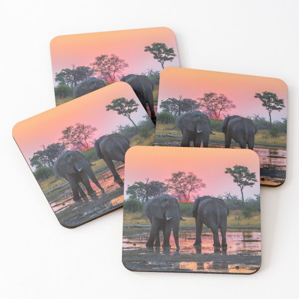 Item preview, Elephants at sunset designed and sold by Graham Prentice.