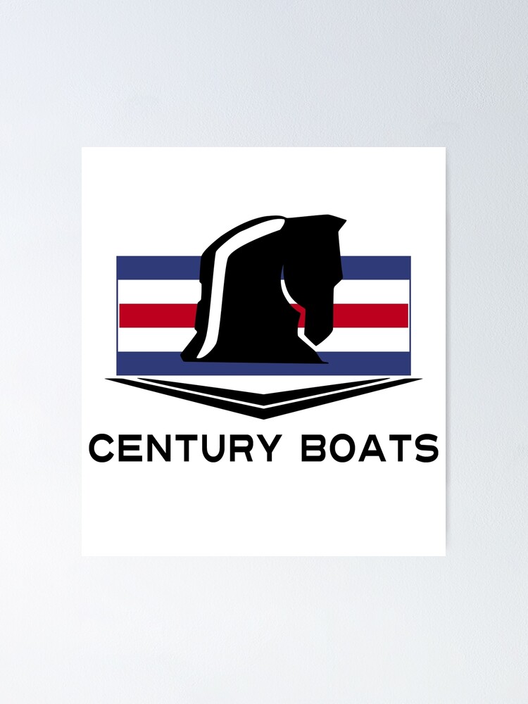 "Century Boats Logo" Poster by BarefootBison Redbubble