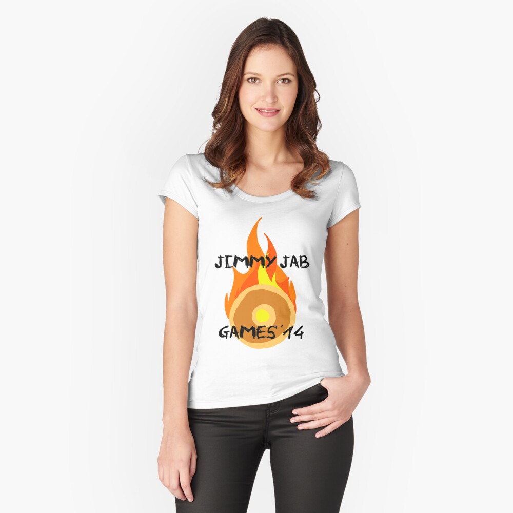 Item preview, Fitted Scoop T-Shirt designed and sold by gunshotboy.