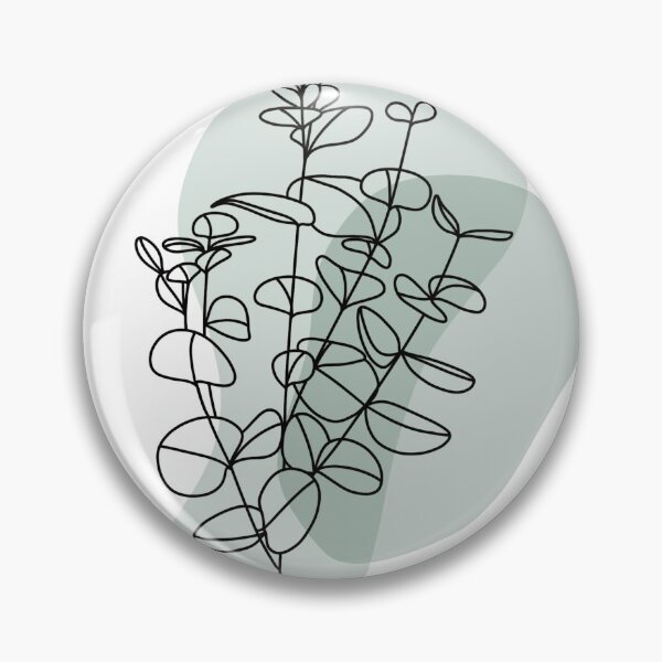 Item preview, Silver Dollar Eucalyptus with Modern Green Colors designed and sold by makesbymiss.
