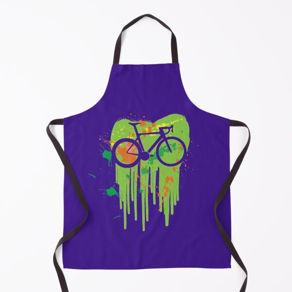 Item preview, Road Bike Graffiti Green Orange designed and sold by RabeDesigns.