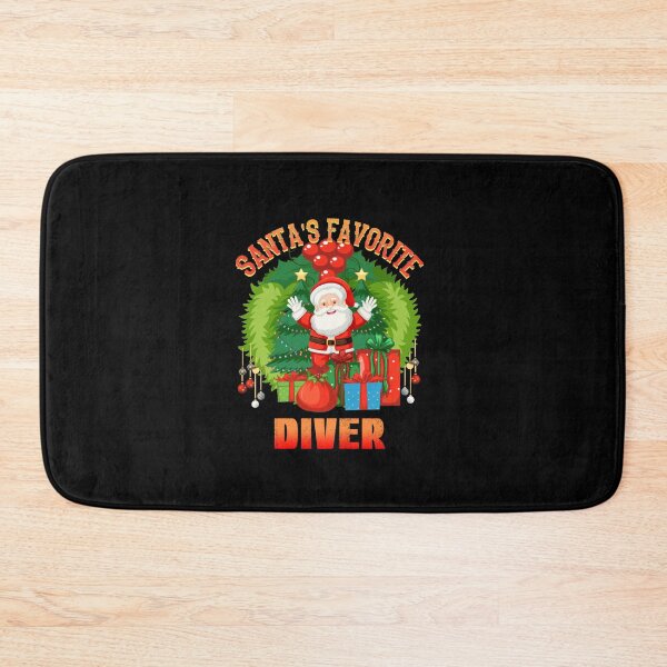 Item preview, Santas Favorite Diver, Xmas Diver designed and sold by SportyDogShop.