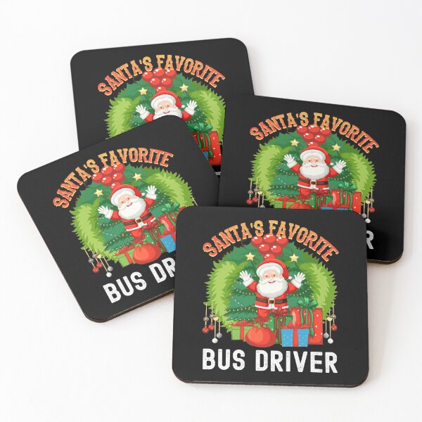 Item preview, Santas Favorite Bus Driver, Worlds Okayest Bus Driver designed and sold by SportyDogShop.