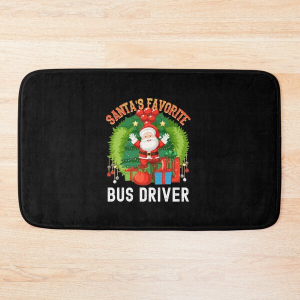 Item preview, Santas Favorite Bus Driver, Worlds Okayest Bus Driver designed and sold by SportyDogShop.