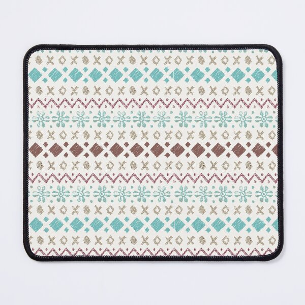 Item preview, Fairisle pattern - turquoise & brown designed and sold by Juliewdesigns.