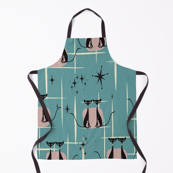 Item preview, Mid Century Cat on Starburst Pattern designed and sold by LisWilliams.