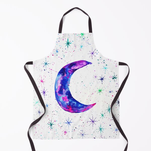 Item preview, Dreamy Crescent Moon Rainbow Acuarela designed and sold by Daydreamer Alley.