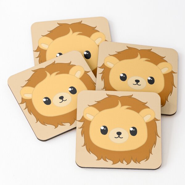 Item preview, kawaii lion designed and sold by EveryCuteThings.
