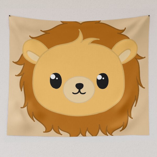 Item preview, kawaii lion designed and sold by EveryCuteThings.