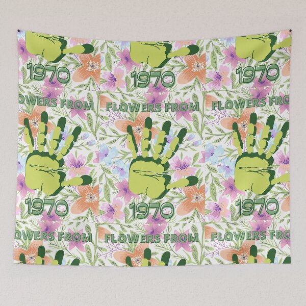 Item preview, Flowers From 1970 (purple) designed and sold by FutureKolor.