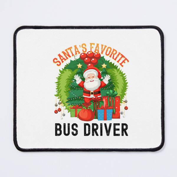 Item preview, Santas Favorite Bus Driver, Worlds Okayest Bus Driver designed and sold by SportyDogShop.