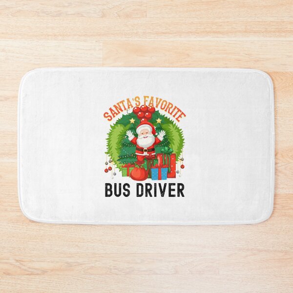 Item preview, Santas Favorite Bus Driver, Worlds Okayest Bus Driver designed and sold by SportyDogShop.