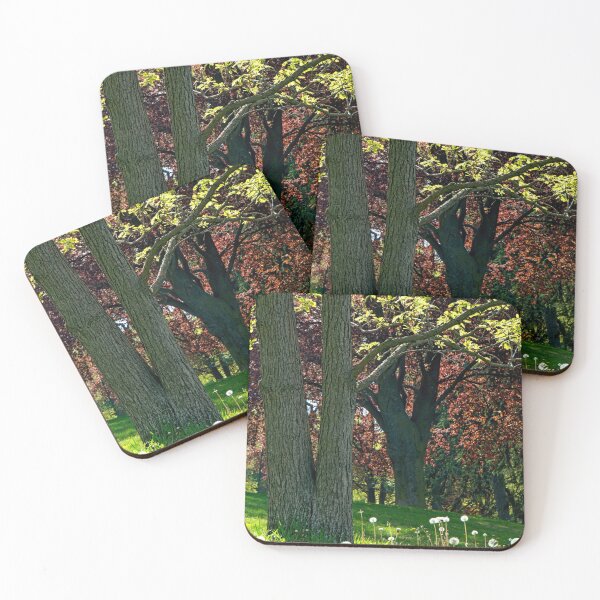 Item preview, Spring Leaves and Glowing Dandelion Heads designed and sold by wildvalecreate.