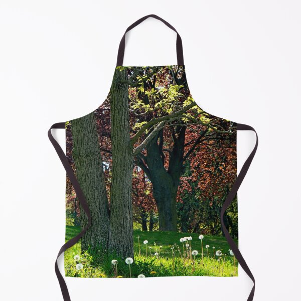 Item preview, Spring Leaves and Glowing Dandelion Heads designed and sold by wildvalecreate.